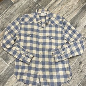 Lucky Brand pearl snap button up long sleeve shirt